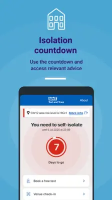 NHS COVID-19 android App screenshot 3