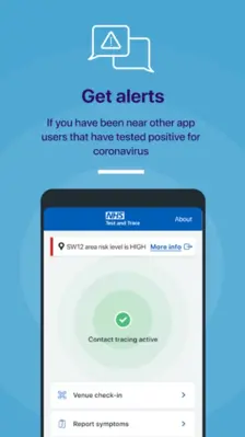 NHS COVID-19 android App screenshot 4